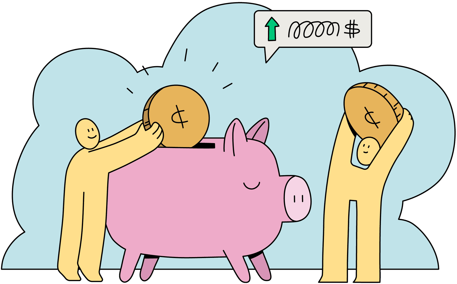 Sign in illustration